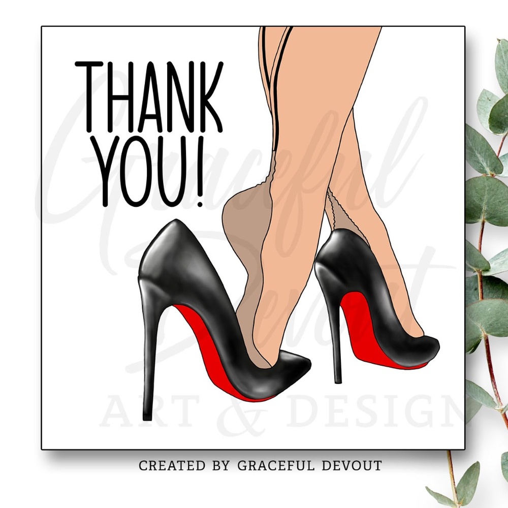 Thank You!-2" (48ct) Stickers